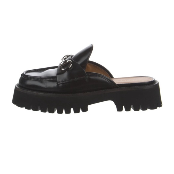Gucci Leather Mules - Picture 1 of 5